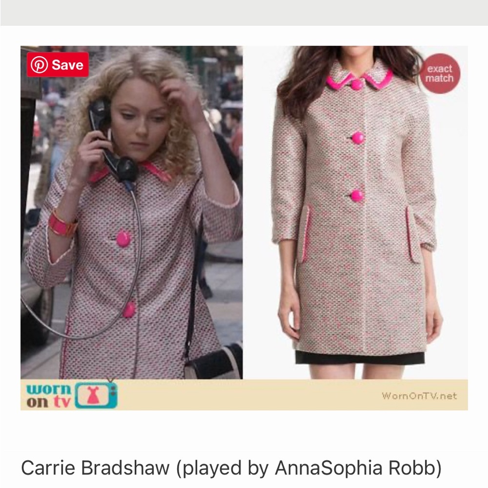 Lightweight Kate Spade size 8 Pierce coat